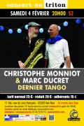 Christophe Monniot et Marc Ducret au Triton