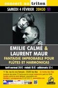Émilie Calmé et Laurent Maur au Triton
