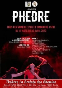 Affiche Phèdre - Théâtre La Croisée des Chemins