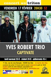 Yves Robert trio au Triton