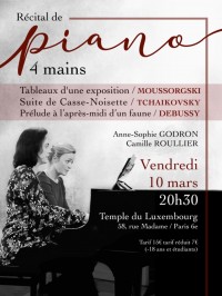 Anne-Sophie Godron et Camille Roullier en concert