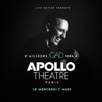 Affiche Gad Elmaleh : D'ailleurs à l'Apollo Théâtre