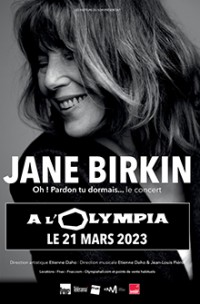 Jane Birkin à l'Olympia