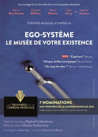Affiche Ego-système, le musée de votre existence - Théâtre L'Essaïon