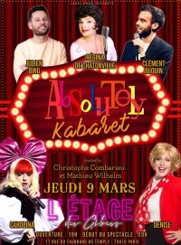Affiche Absolutely Kabaret - L'Étage du Gibus