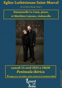 Emmanuelle Le Cann et Matthieu Lejeune en concert