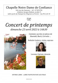 Nathalie Gaubery et Lorenzo Cipriani en concert