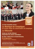 Le Madrigal de Compiègne, Jeune choeur du conservatoire de Compiègne et La Villanelle en concert