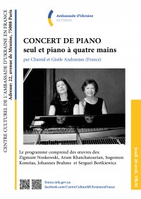 Chantal Andranian et Gisèle Andranian en concert