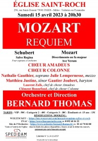L'Orchestre Bernard Thomas, chœurs et solistes en concert