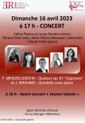Céline Planes, Louise Grindel, Renaud Stahl et autres artistes en concert