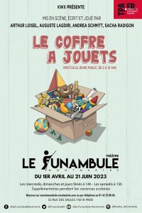 Affiche Le Coffre à jouets - Le Funambule Montmartre