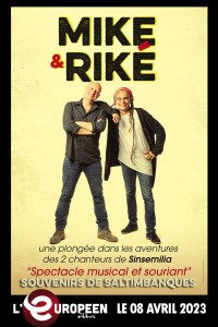 Affiche du spectacle Mike & Riké : Souvenirs de saltimbanques à L'Européen