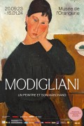 Affiche Amedeo Modigliani, Un peintre et son marchand au Musée d'Orsay