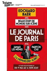 Affiche Le Journal de Paris - Le Théâtre Libre