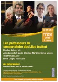 Les Professeurs du Conservatoire des Lilas et invités en concert