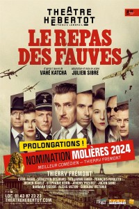 Affiche Le Repas des fauves - Théâtre Hébertot