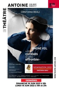 Affiche Simone Veil : Les Combats d'une effrontée - Théâtre Antoine