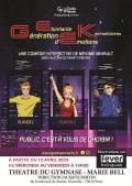 Affiche Geek - Théâtre du Gymnase