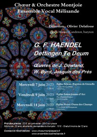 Les Chœur et orchestre Montjoie, Ensemble vocal Mélisande et Jean-Manuel Candenot en concert