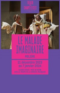 Affiche Le Malade imaginaire - Théâtre des Champs-Élysées