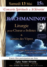 Le Chœur russe de Paris Znamenie en concert