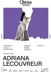 Affiche Adriana Lecouvreur - Opéra Bastille