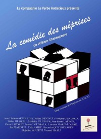 Affiche La Comédie des méprises - Studio Hébertot