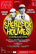 Affiche Sherlock Holmes et l’affaire du Pont de Thor - Théâtre de Passy