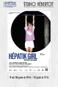 Affiche Hépatik Girl, une épopée auto-immune - Studio Hébertot