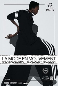 Affiche de l'exposition La Mode en mouvement au Palais Galliera