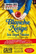 Affiche Blanche Neige et les sept nains - Théâtre de la Gaîté-Montparnasse