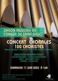 Les Chorales 100 choristes en concert