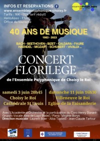 Florilège de chœurs d'oratorios - Affiche