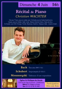 Christian Wachter en concert