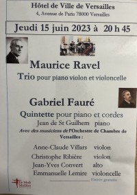 Anne-Claude Villars, Christophe Ribière, Jean-Yves Convert et Gabrielle Lemire en concert