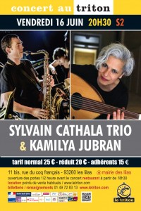 Sylvain Cathala trio et Kamilya Jubran au Triton