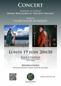 Claire Augier de Lajallet - Marie Boichard et Vincent Mussat en concert