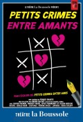 Affiche Petits crimes entre amants - Théâtre La Boussole