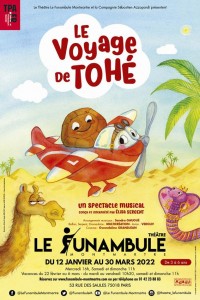 Affiche Le Voyage de Tohé - Théâtre Mélo d'Amélie