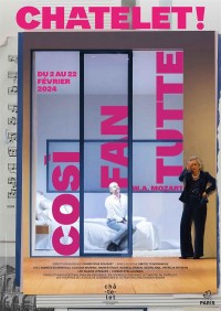 Affiche Cosi fan Tutte - Théâtre du Châtelet