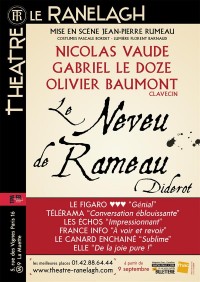 Affiche Le Neveu de Rameau - Théâtre Ranelagh