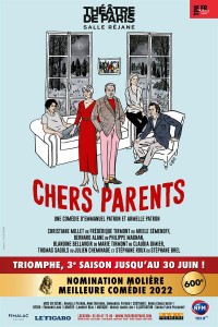 Affiche Chers parents - Théâtre de Paris