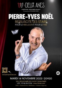 Affiche Pierre-Yves Noël ressuscite les stars - Théâtre des Deux Ânes