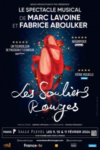 Affiche Les Souliers rouges - Salle Pleyel