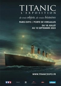Affiche de l'exposition Titanic à Paris Expo
