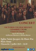 Victoria College Belfast Chamber Choir en concert