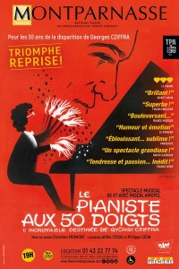 Affiche Le Pianiste aux 50 doigts - Théâtre Montparnasse