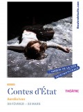 Affiche Contes d'État - Théâtre de la Cité Internationale
