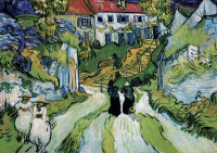 Vincent van Gogh (1853-1890) Escalier à Auvers , 1890. Huile sur toile 